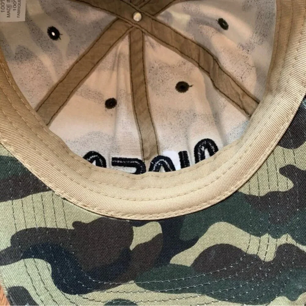 NASA Camo Hat One Size Green NEW Military Space Logo Streetwear Y2K‎